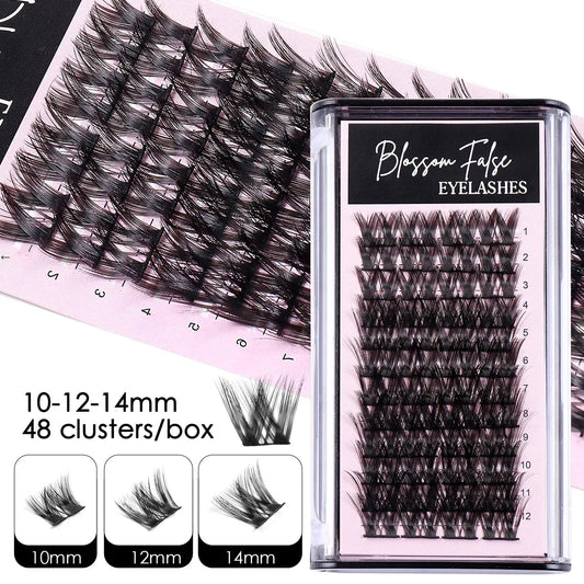 Bulk Natural Volume Clustered Faux Eyelashes for Amazon